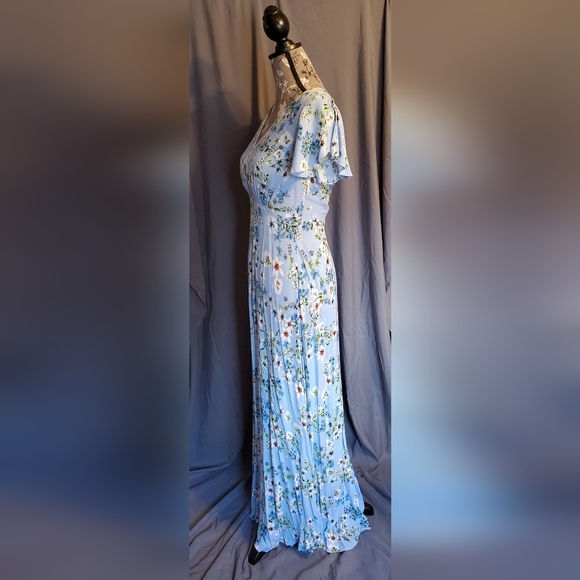 Banana Republic blue floral maxi dress - Picture 5 of 8